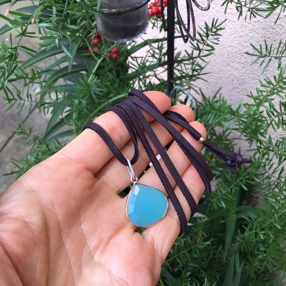 Chalcedony Sundance Charm Necklace - Picture 4 of 9